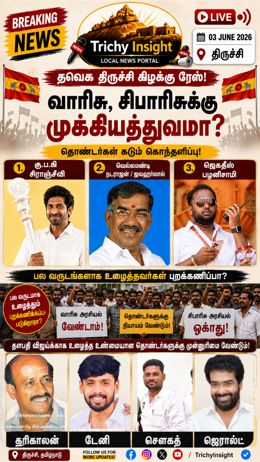 தவெக திருச்சி கிழக்கு வேட்பாளர் சர்ச்சை | Trichy Insight