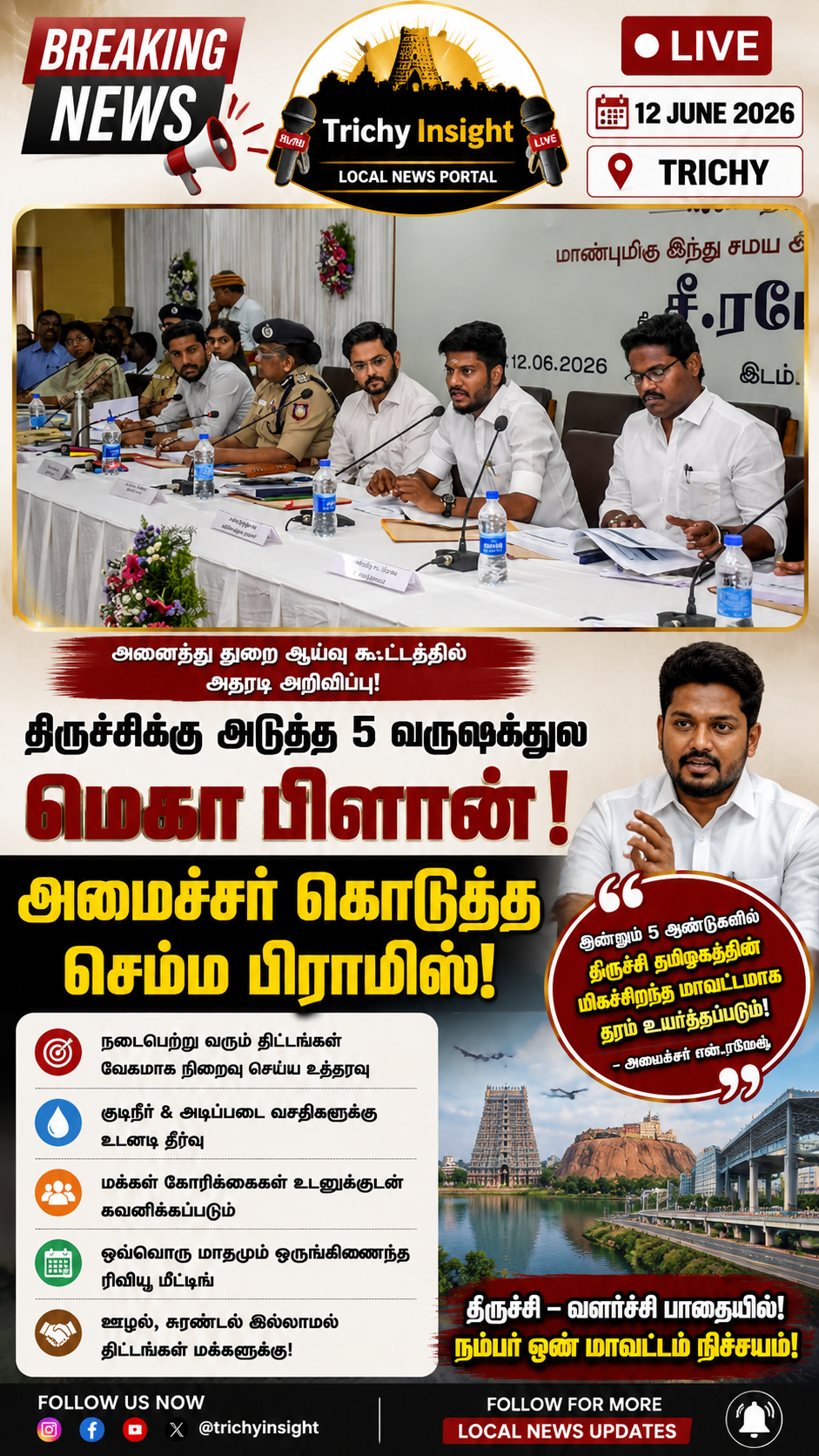 Trichy Development: Next 5 Years Mega Plan Revealed | Trichy Insight