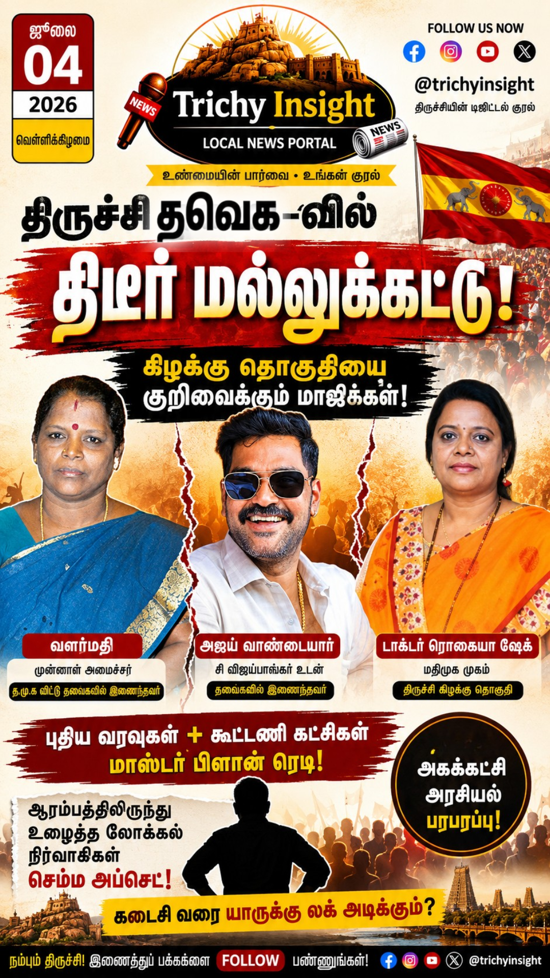 திருச்சி தவெக-வில் திடீர் மல்லுக்கட்டு! | Trichy Insight